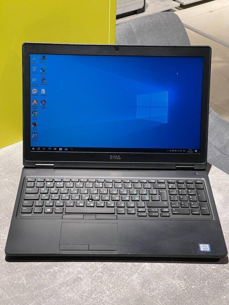 Б/в Ноутбук Dell Latitude 5580 15.6" 1920x1080| Core i5-7200U| 8 GB RAM| 480 GB SSD| HD 620