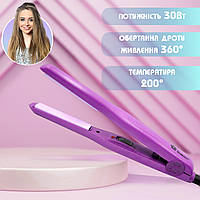 Прикоренева плойка гофре Domotec MS-4904-30W керамічний прасок для волосся Фіолетовий