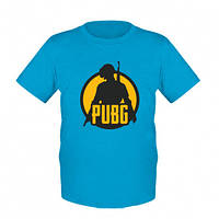Детская футболка PUBG logo and game hero