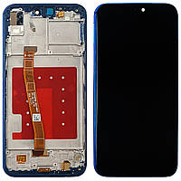 Екран (дисплей) Huawei P20 Lite ANE-LX1 Nova 3e + тачскрин с синей рамкой