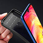 Чохол Carbon Case Xiaomi Redmi Note 7 Pro Чорний, фото 2