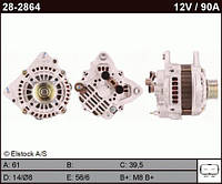 Генератор CA1240, 12V-90A, на Audi, Skoda, VW Caddy, Transporter