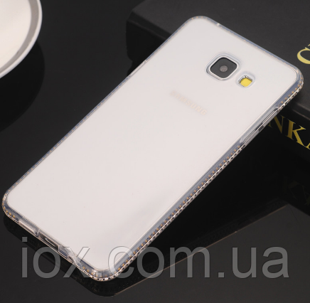 Прозорий чохол з камінням Сваровські для Samsung Galaxy A5 (2016)