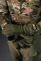 Тактические перчатки Soft Shell на флисе олива Тактические водонепроницаемые перчатки рукавицы олива