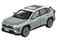 Машинка металлическая детская Toyota RAV4 Auto Expert Серый