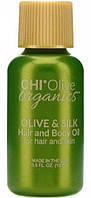 Шелковое масло для волос и тела CHI Olive Organics Olive & Silk Hair and Body Oil,15 мл