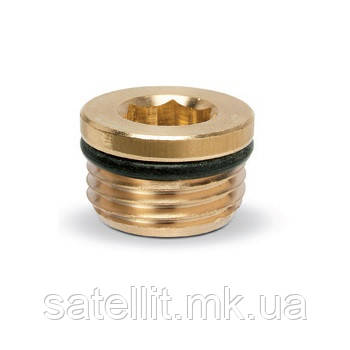 Заглушка бронза М22х1,5, D2612, фото 1