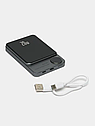 PowerBank магнітний Mag Save з бездротовою зарядкою 10000 mAh 20 Вт для iPhone Сірий ( код: Q920WPlus ), фото 4