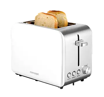 Тостер з нержавіючої сталі Concept TE2051 WHITE