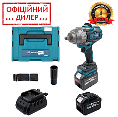 Акумуляторний гайковерт PROFI-TEC PTW1002BL POWERLine (20 В, 2 х 6 А·год, зарядне, кейс) Безщітковий гайковерт