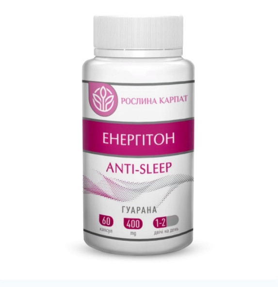 Энергитон ЕНЕРГІТОН АNTI-SLEEP 2 баночки по 30 табл