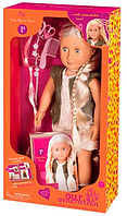 Кукла Our Generation Пиа с длинными волосами блонд с аксессуарами для заплетания косичек 46 см BD31115Z