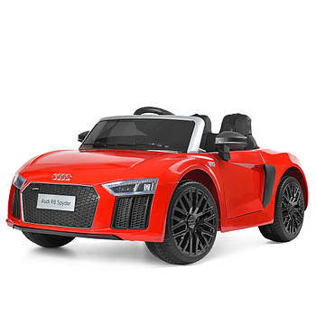 Дитячий електромобіль Audi (2 мотори по 35W, 1 акум 12V9AH, MP3, USB) Bambi M 3449EBLR-3 Червоний