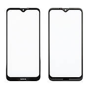 Скло тачскрина c OCA плівкою NOKIA 2.3 (TA-1206) чорне, з олеофобним покриттям, загартоване