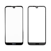 Скло тачскрина c OCA плівкою NOKIA 2.2 (TA-1188) чорне, з олеофобним покриттям, загартоване