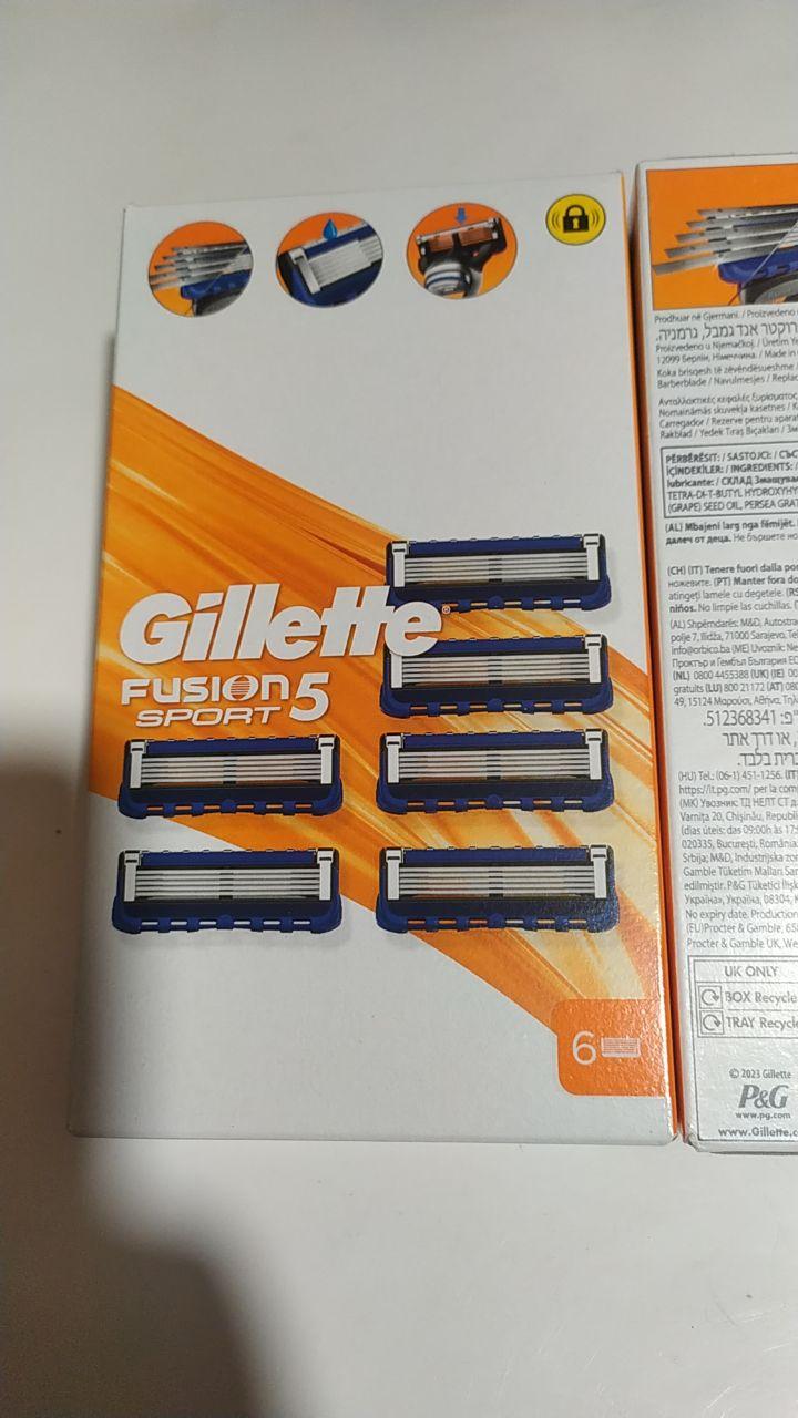 Змінні картриджі для гоління Gillette Fusion (6шт.)