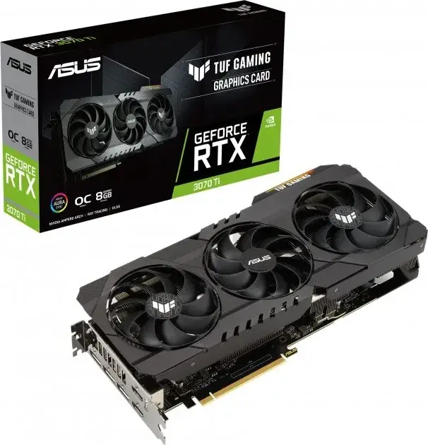 Видеокарта ASUS TUF-RTX3070TI-8G-GAMING - фото 1 - id-p2039016707