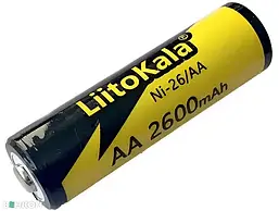 Акумулятор LiitoKala Ni-26/aa 1.2V aa 2600mAh NiMh Rechargeable Battery