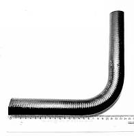 Патрубок резиновый угловой (90 градусов) диаметр 25 мм