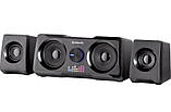 Акустична система колонки Defender Soundwall (2.1) 16W (живлення від USB) Чорна, фото 3