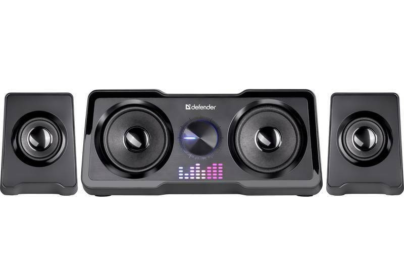 Акустична система колонки Defender Soundwall (2.1) 16W (живлення від USB) Чорна