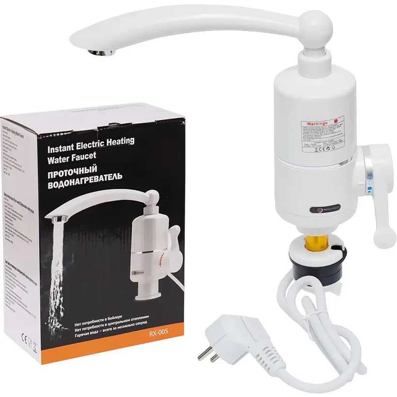 Водонагрівач проточний RX-005 Кран із підігрівом для кухні | Проточний водонагрівач, фото 1