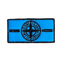 Патч - Stone Island / Стон Айленд - Термопатч Black x Blue