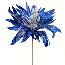 Квітка декоративна Novogod'ko Хризантема, синя, 40 см