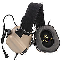 Навушники тактичні активні з мікрофоном Earmor M32 Puls