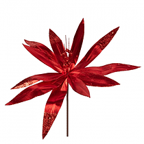Квітка декоративна Yes! Fun Різдвяна зірка червоний, 40 см
