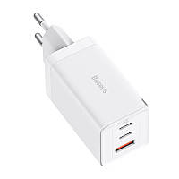 Зарядное устройство для Baseus GaN5 Pro 65W 2x Type-C + USB 2C1A EU Быстрая зарядка 65Вт (20В/3.25А) Power