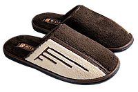 Домашні капці із закритим носком Белста 030-6 №1132 коричневі р.36-41