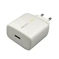Мережевий зарядний пристрій на 1 гн.usb, 65W, supervooc