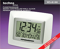 Настільний Годинник Електронний Настінний для дому Technoline WS8100 White/Silver (WS8100) Німеччина, фото 5