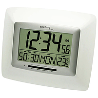 Настільний Годинник Електронний Настінний для дому Technoline WS8100 White/Silver (WS8100) Німеччина, фото 4