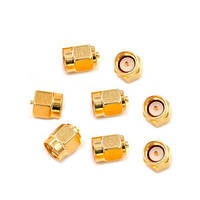 Перехідник ufl/ipex в sma, латунь, gold