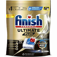 Капсули для миття посуду в посудомийних машинах FINISH ULTIMATE PLUS 70шт