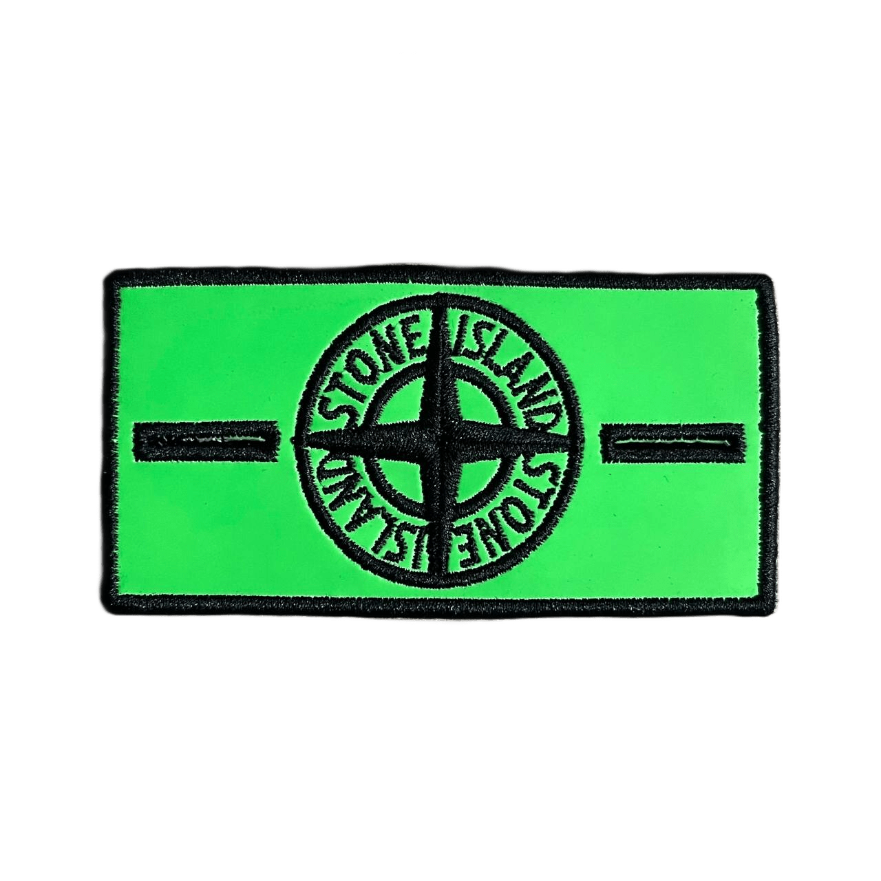 Патч - Stone Island / Стон Айленд - Термопатч Black x Green (ID ...