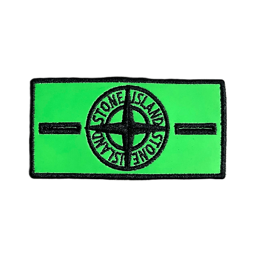 Патч - Stone Island / Стон Айленд - Термопатч Black x Green (ID ...