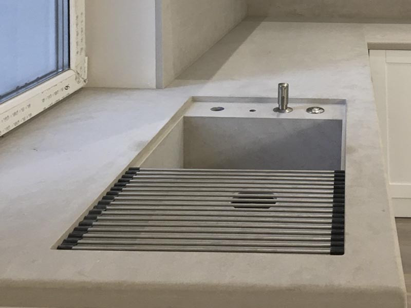 Мийка для кухні з матового штучного каменю Caesarstone 4023