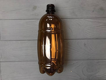 Пляшка ПЕТ бочонок 0.5 л. 28мм (коричневий) (200 шт)  Відправка м. Ірпінь