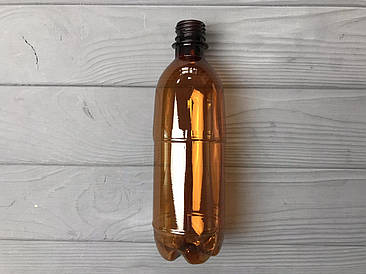 Пляшка ПЕТ 0.5 Росінка коричнева (216 шт)  Відправка м. Ірпінь