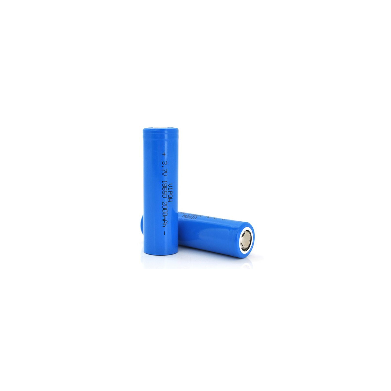 Акумулятор 18650 Li-Ion Flat Top 2000 mAh, 3.7V, blue