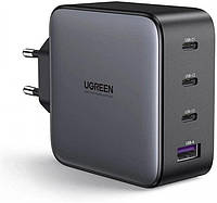 ‎Зарядний пристрій UGREEN Nexode USB C на 100 Вт, порти USB-C та 1 порт USB-A