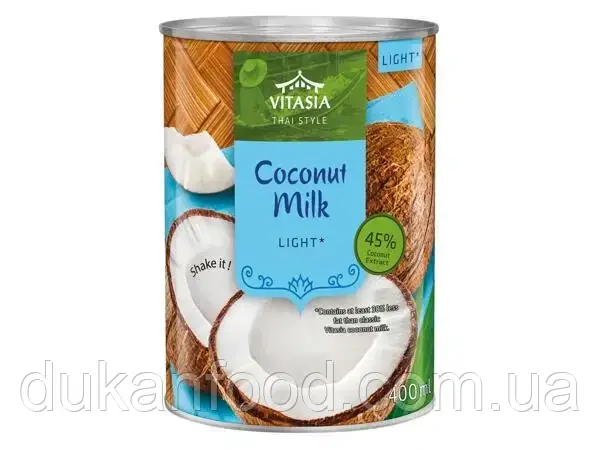 Кокосове молоко, Vitasia, 400 мл.