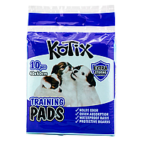 Пелюшки для собак одноразові Pet Training Pads Kotix Premium, 60*40 см, 10 шт