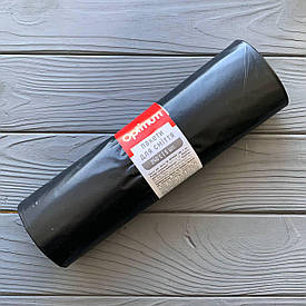 OPTIMUM Пакет для сміття п/е 90*125 чорний LD 240л/5 шт (22шт/ящ)  Відправка м. Ірпінь