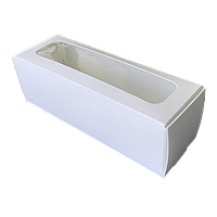 Коробка для макарун біла з віконцем 170*55*55 KPK57