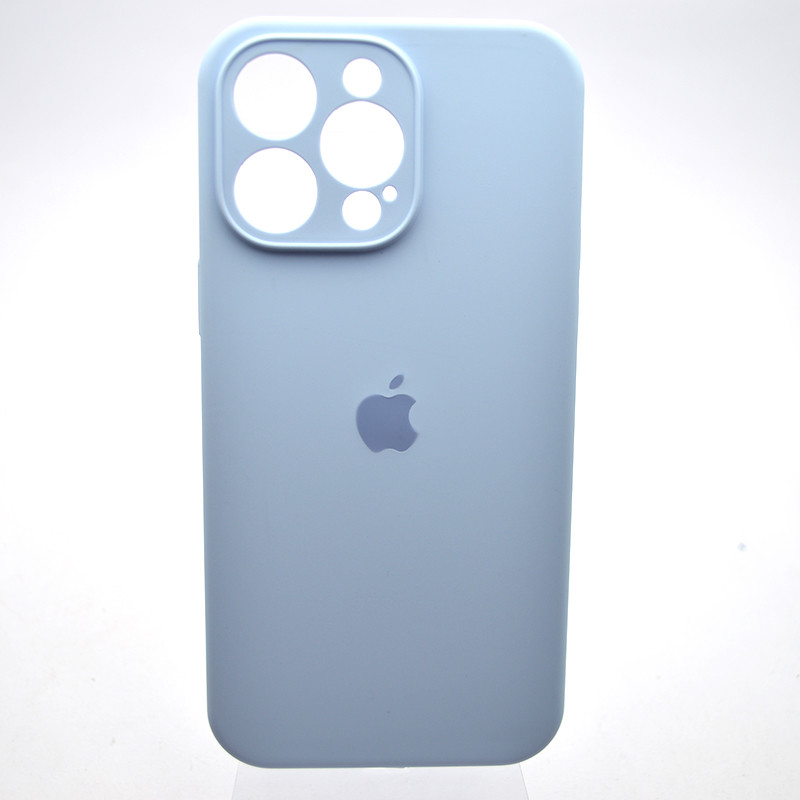 Силіконовий чохол накладка Silicon Case Full Camera для iPhone 15 Pro Max Lilac Purple, фото 1