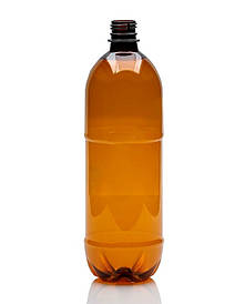 Пляшка ПЕТ 1 л. росінка коричнева (120шт)  Відправка м. Ірпінь